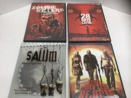 Lot Of 4 Horror Movies DVD - Zombie Killers, The Devils Rejects, Etc. - £10.20 GBP