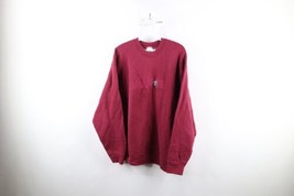 Vtg 90s Country Primitive Womens Large Faded Spell Out Minnesota Sweatshirt USA - £39.65 GBP