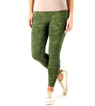 AnyBody Jacquard Smoothing Legging- OLIVE LEAF, XS - £16.25 GBP