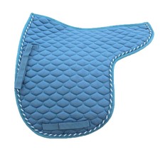 Horse Saddle Pad  Cotton Quilted Contoured English Jumping Trail  72TS28 - $36.62+