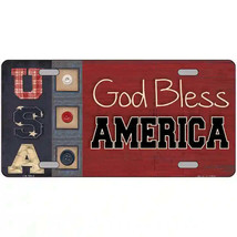 God Bless America USA Quilt Metal Sign - $20.53 CAD