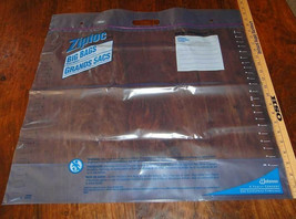 1 BiG BAG ZIPLOC XL 10 GALLON plastic 24&quot;x20 eXtra Large storage clothes... - $22.03