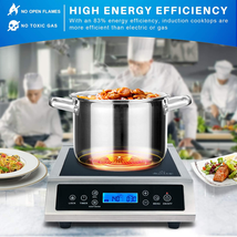 Countertop Burner 1800 Watts Induction With Sensor Touch And LCD Screen NEW - £200.11 GBP