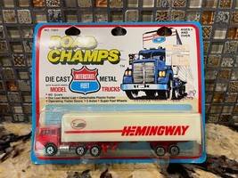 Road Champs, Yatming Hemingway 1970&#39;s Semi Truck Red New In Original Packaging - £11.80 GBP