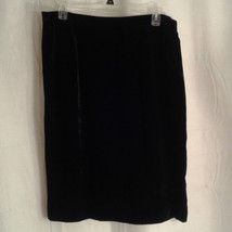 Due Per Due 18 black Velvet Skirt - £41.67 GBP