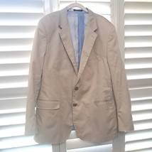 Alan Flusser Mens 46L suit jacket blazer sport coat 46 LONG cotton casua... - $60.00