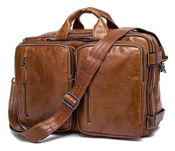laptop bags for Men Briefcase Tote men messenger travel bag for men document  - £144.57 GBP