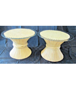 Matched Pair Bamboo Haystack Side Tables attributed to McGuire circa 1970s - $1,389.08 CAD