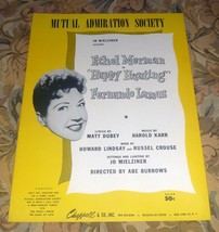 Ethel Merman Sheet Music from &quot;Happy Hunting&quot; - Mutual Admiration Society - £9.61 GBP