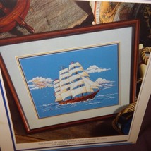 Homeward Bound Ship Cross Stitch Leaflet Book Color Charts 1991  Nautica... - £8.76 GBP