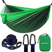 Double Hammock, Camping Hammock with 2 Tree Straps(16+2 Loops), Two Pers... - £26.33 GBP