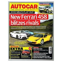 Autocar Magazine 4 August 2010 mbox1128 New Ferrari 458 blitzes rivals - £3.97 GBP