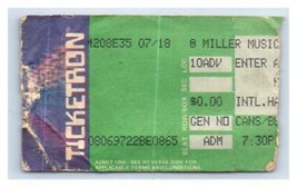 Neil Jeune International Moissonneuses Ticket Stub Septembre 10 1985 New York - £39.35 GBP