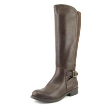 Nine West Leonore Women Round Toe Synthetic Brown Knee High Boot Dark Br... - $21.29