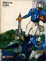 S.F. 49ERS Vs Baltimore Colts 11/26/1967 PRGM-NFL Vg - £44.18 GBP
