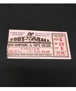 Original Nov 6th 1937 New Hampshire UNH vs. Tufts College Football Ticke... - $265.90 MXN
