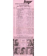 VINTAGE KQV 14 Pittsburgh December 29 1966 Music Survey Beatles Beach Boys - £15.52 GBP
