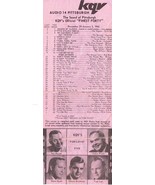 VINTAGE KQV 14 Pittsburgh December 29 1966 Music Survey Beatles Beach Boys - £14.78 GBP