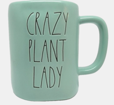 RAE DUNN Coffee Cup Mug CRAZY PLANT LADY Magenta Artisan Collection NWOT - £11.21 GBP