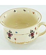 Antique ENGLAND 5104 Handled Bowl Chamber Pot Porcelain Victorian Floral... - £61.30 GBP