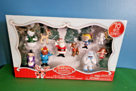 Rudolph The Red-Nosed Reindeer Collectible 10 Piece Action Figure Set New - £36.98 GBP
