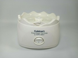 Cuisinart Ice-20 Frozen Yogurt Ice Cream Sorbet Maker Motor Base White - $14.99