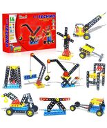 The LittleOnes Mechanical Vehicle Building Kit Construction for Kids Age... - $22.88
