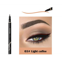 Cat Eye Makeup Waterproof Neon Colorful Liquid Eyeliner Pen Make  (light coffee) - £6.24 GBP