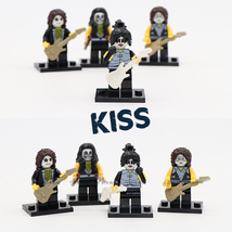 4pcs KISS Rock Band Members Collection Custom Minifigures Toys Gift - £10.02 GBP