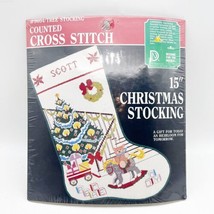 Designs for the Needle-#9604/Tree Stocking-Counted Cross stitch Kit-15&quot;-... - £15.71 GBP