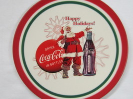 Coca-Cola 8&quot; Christmas Plate Happy Holidays! - $11.39