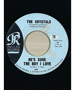 THE CRYSTALS:  He&#39;s Sure The Boy I Love / Walkin&#39; Along - 1962 - 45RPM -... - $4.10 CAD