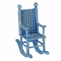 Studio M Merriment Mary Engelbreit Fairy Garden - Mini Blue Rocking Chair - £12.77 GBP