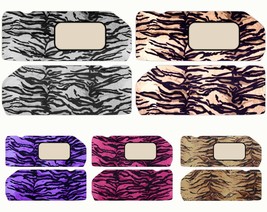 Driver&amp;passenger Car sun visor covers fits Jeep Compass 2007-2016 Tiger design - $29.99