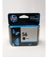 Genuine (OEM) HP 56 Black Ink Cartridge. New Sealed Factory Box Exp. Jan... - £7.50 GBP