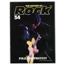 The History of Rock Magazine No 34 1982 mbox2961/b  Folk And Protest - £3.09 GBP