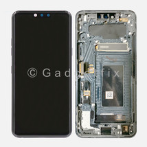 Gray For Lg G8 Thinq Oled Display Lcd Touch Screen Digitizer + Frame Replacement - £101.51 GBP