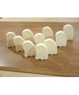 10 or 20 Unfinished wooden Ghost #2 cutouts, wood ghost, Ghost shapes, w... - $13.99+