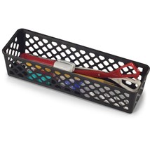 Officemate Achieva Long Supply Basket, Pack of 3, Recycled, Black (26200) - $14.99