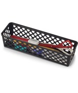 Officemate Achieva Long Supply Basket, Pack of 3, Recycled, Black (26200) - £11.71 GBP