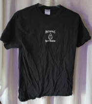Men&#39;s Port and Company T-Shirt Size Large Black Indians Sports Medicine ... - $12.99