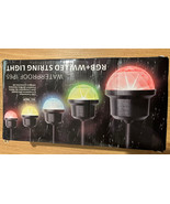 40FT Outdoor Patio Lights Multi Color Changing LED String Lights w 15 Bu... - $88.48 CAD