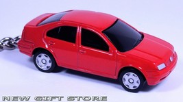 Rare Key Chain Red Vw JETTA/BORA Gti~Tdi 1.8 Volkswagen Custom Ltd Great Gift - $28.98