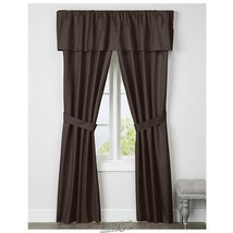 Prescott 5-Piece Insulated Window Treatment Set Chocolate 80&quot;W x 63&quot;L - €31,00 EUR