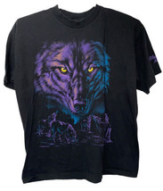 Habitat XCVI Wolf Shirt Mens XL Nature Tee, Glacier Park Montana - $30.00