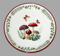 Chelsea Bistro Mushrooms Heavy Stoneware Dinner Plate 2 Designs You Choo... - $14.99