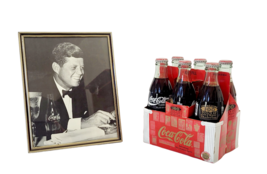 1996 Coca Cola 100 Years Olympic Tradition Athens To Atlanta 6 Pk. Bottles / JFK - £25.02 GBP