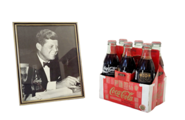 1996 Coca Cola 100 Years Olympic Tradition Athens To Atlanta 6 Pk. Bottles / JFK - £27.55 GBP