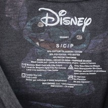 Disney Shirt Girls S Black Stitch Print Design Cap Sleeve Round Neck Youth Tee - £17.94 GBP