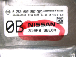 14-15-16 NISSAN SENTRA/1.8L/ CVT/ FROM 8/13/  TRANSMISSION COMPUTER / T.C.M..OEM image 2